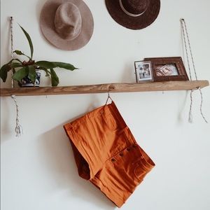 Madewell high rise button fly shorts